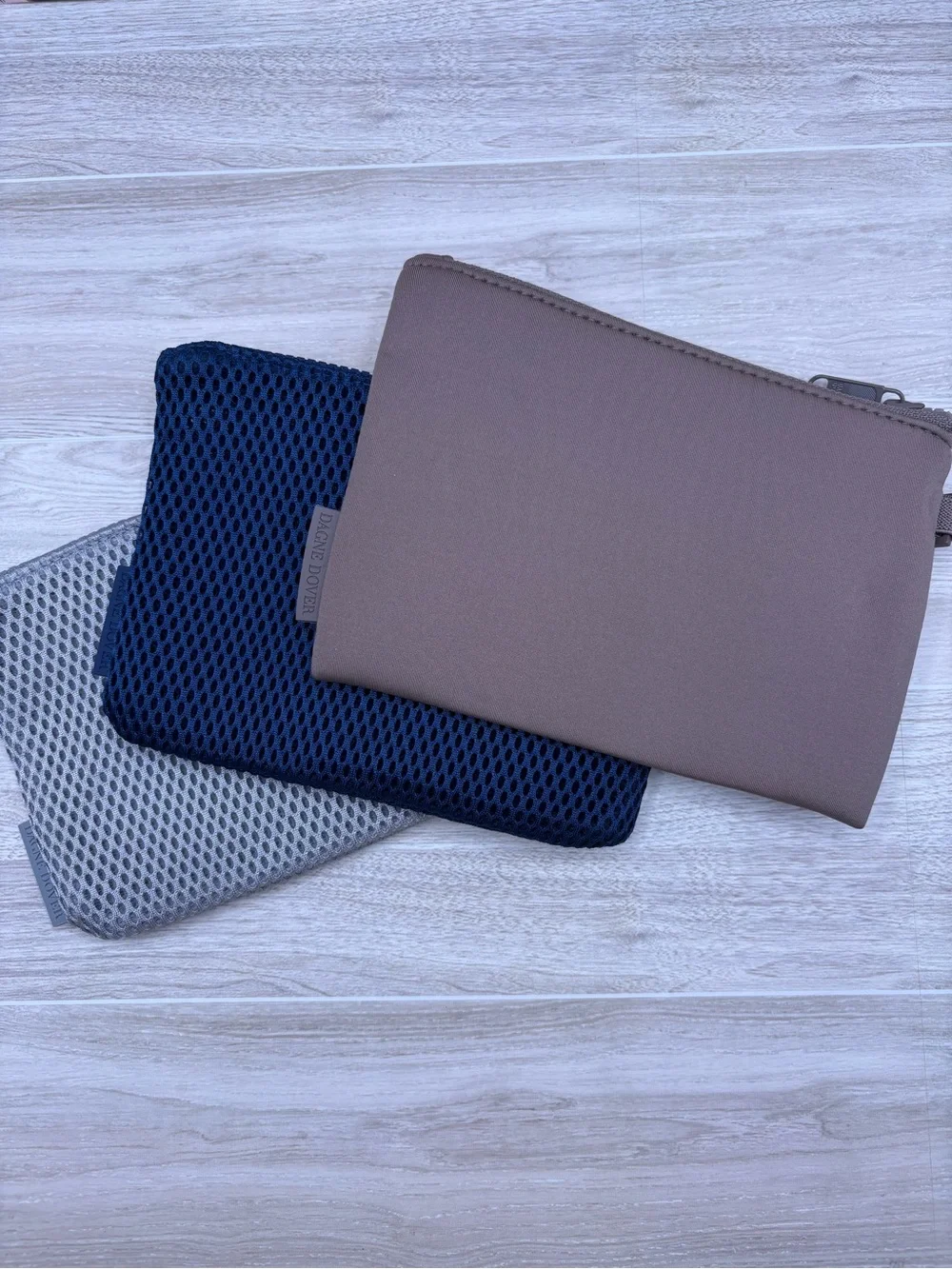 DAGNE DOVER zip pouches NWOT